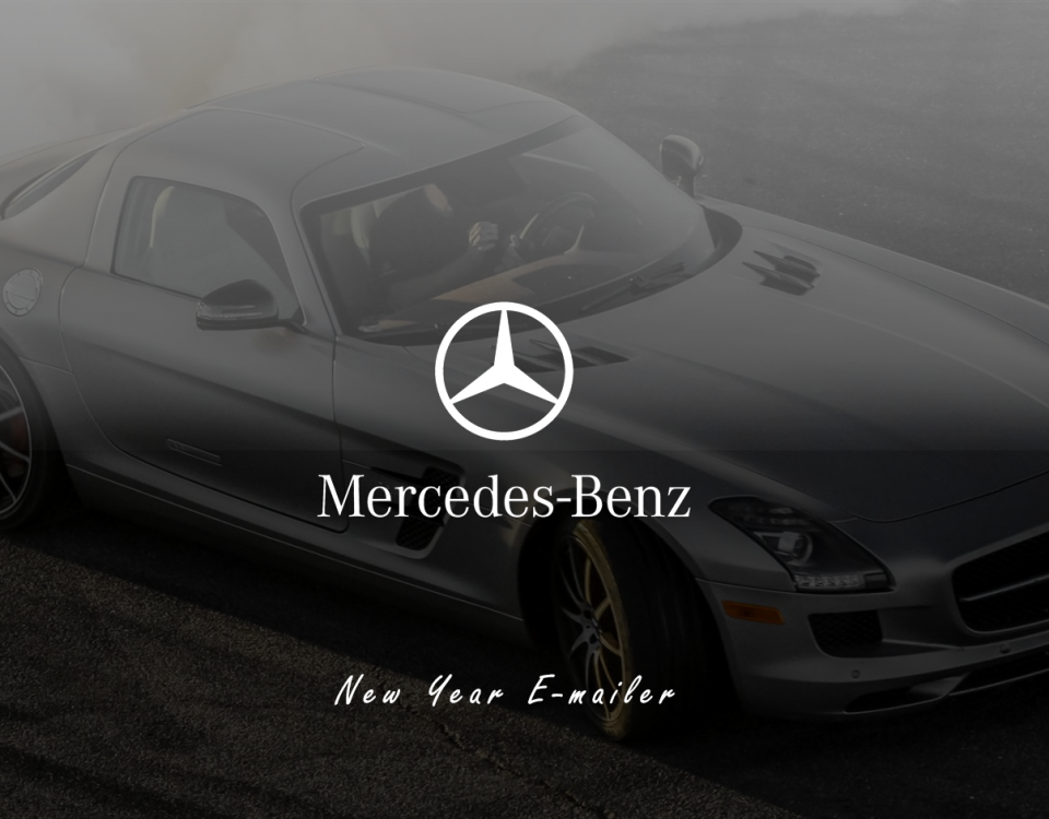Mercedes Benz New Year Emailer